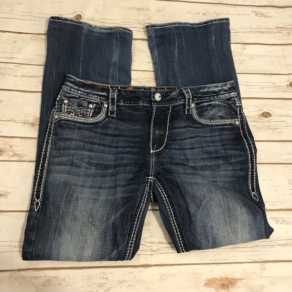 Rock Revival Maggie Boot Easy Jeans Size 30 bootcut - Picture 12 of 16